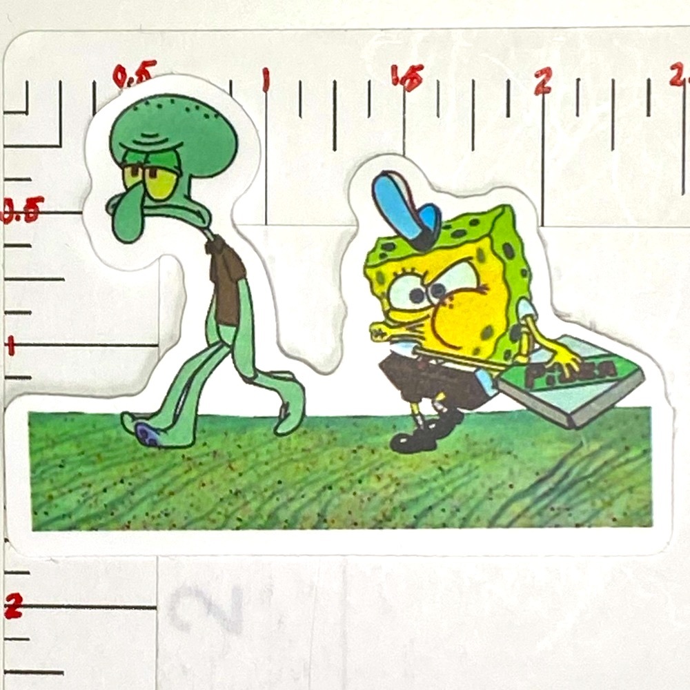 10/$10 Build Your Own Sticker Bundle: Spongebob Squarepants & Squidward